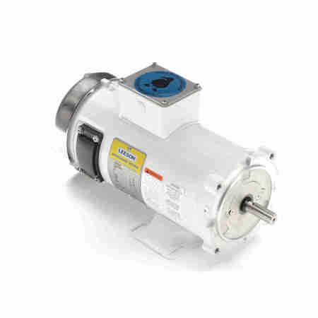 LEESON 0.50 Hp Dc Gearmotor, 18 Rpm, 90 V, 48Y Frame, Tefc 108707.00